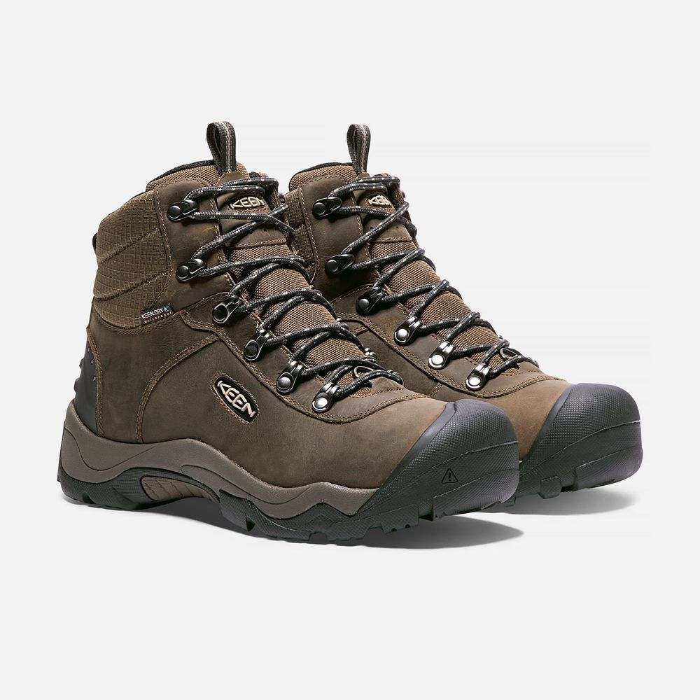 Keen Laarzen Heren Bruin - Revel Iii - 10478-QJWP